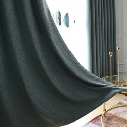 Enfärgade Mörkläggningsgardiner För Vardagsrum/Sovrum/Moderna Behandlingsgardiner