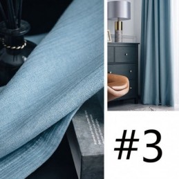 Modern Enfärgad Gardin Måttbeställd Mörkläggningsgardiner För Vardagsrum