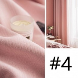 Modern Enfärgad Gardin Måttbeställd Mörkläggningsgardiner För Vardagsrum