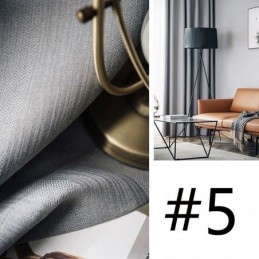 Modern Enfärgad Gardin Måttbeställd Mörkläggningsgardiner För Vardagsrum