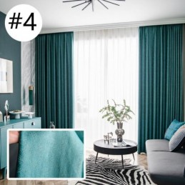 Moderna Enfärgade Gardiner Måttbeställda Mörkläggningsgardiner För Vardagsrum