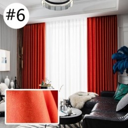 Moderna Enfärgade Gardiner Måttbeställda Mörkläggningsgardiner För Vardagsrum