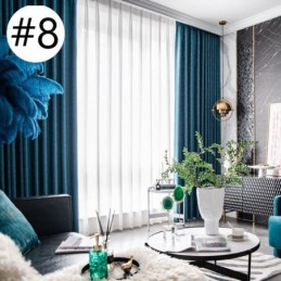 Moderna Enfärgade Gardiner Måttbeställda Mörkläggningsgardiner För Vardagsrum