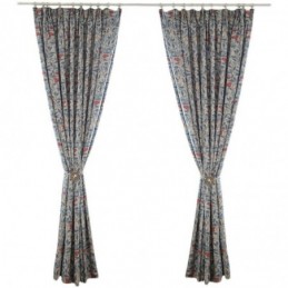 Mörkläggande Gardiner I Blommönster I Amerikansk Landsbygdsstil