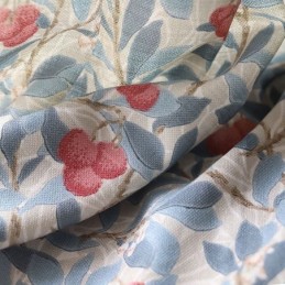 Mörkläggande Gardiner I Blommönster I Amerikansk Landsbygdsstil