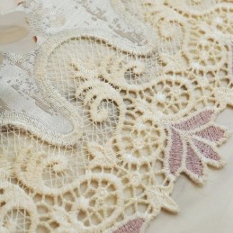 Hem Gardin Måttbeställd Gardin Europeisk Stil Blommig Broderi