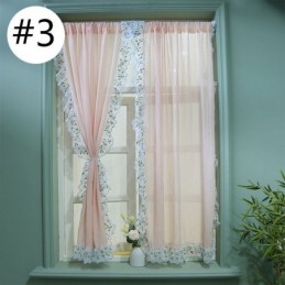 Moderna Jacquardgardiner Med Transparenta Ytor, Nordisk Fönsterbehandling För Vardagsrum