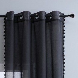 Transparenta Tyllgardiner Moderna, Transparenta Voilegardiner Måttbeställda Gardiner För Vardagsrum/Sovrum