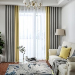 Nordisk Enfärgad Tjock Söm...