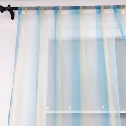 Blommigt Broderat Transparent Gardin, Måttbeställd Gardin, Elegant Tylldraperi För Vardagsrum