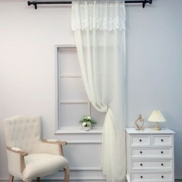 Modern Blommönstergardin...