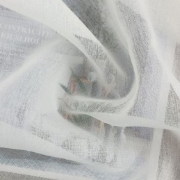 Modern Blommönstergardin Måttbeställd Gardin I Tyll, Transparent För Vardagsrum, Sovrum